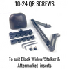 RISER MOUNT 1 PIECE BLACK 5 ARROW BOW QUIVER