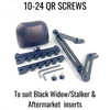 RISER MOUNT 1 PIECE BLACK 6 ARROW BOW QUIVER