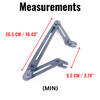 RISER MOUNT 1 PIECE BLACK 5 ARROW BOW QUIVER
