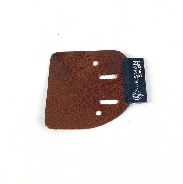TAB 3 UNDER - UPGRADE FACE PIECE -  KANGAROO GLAZED LEATHER - MARKSMAN QUIVERS