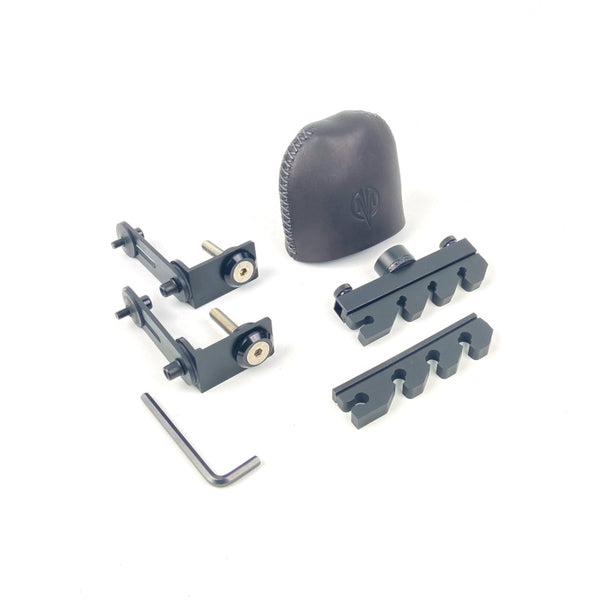 BOLT DOWN 2 PIECE SET BACK BLACK 4 ARROW BOW QUIVER - MARKSMAN QUIVERS