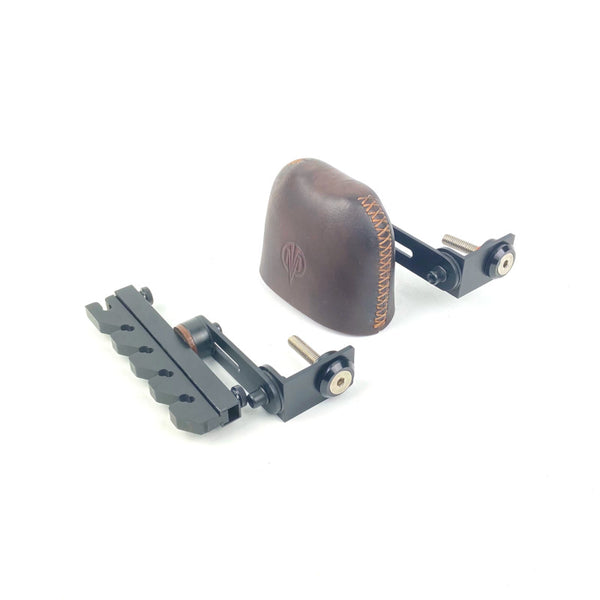 BOLT DOWN 2 PIECE SET BACK BROWN 5 ARROW BOW QUIVER - MARKSMAN QUIVERS