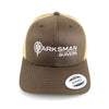 CAP-FULL LOGO-BROWN - MARKSMAN QUIVERS