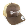 CAP-FULL LOGO-BROWN - MARKSMAN QUIVERS