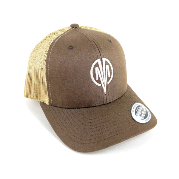 CAP-ICON LOGO-BROWN - MARKSMAN QUIVERS