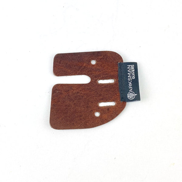TAB SPLIT FINGER - UPGRADE FACE PIECE -  KANGAROO GLAZED LEATHER - MARKSMAN QUIVERS
