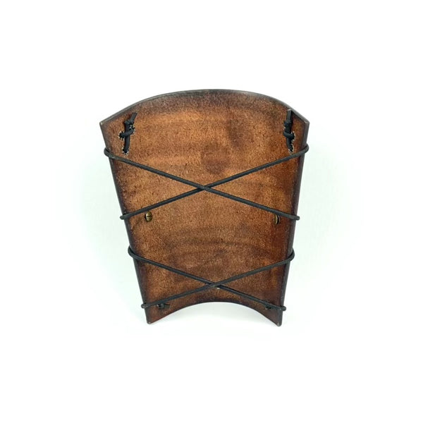 LEATHER ARM GUARD BROWN - MARKSMAN QUIVERS