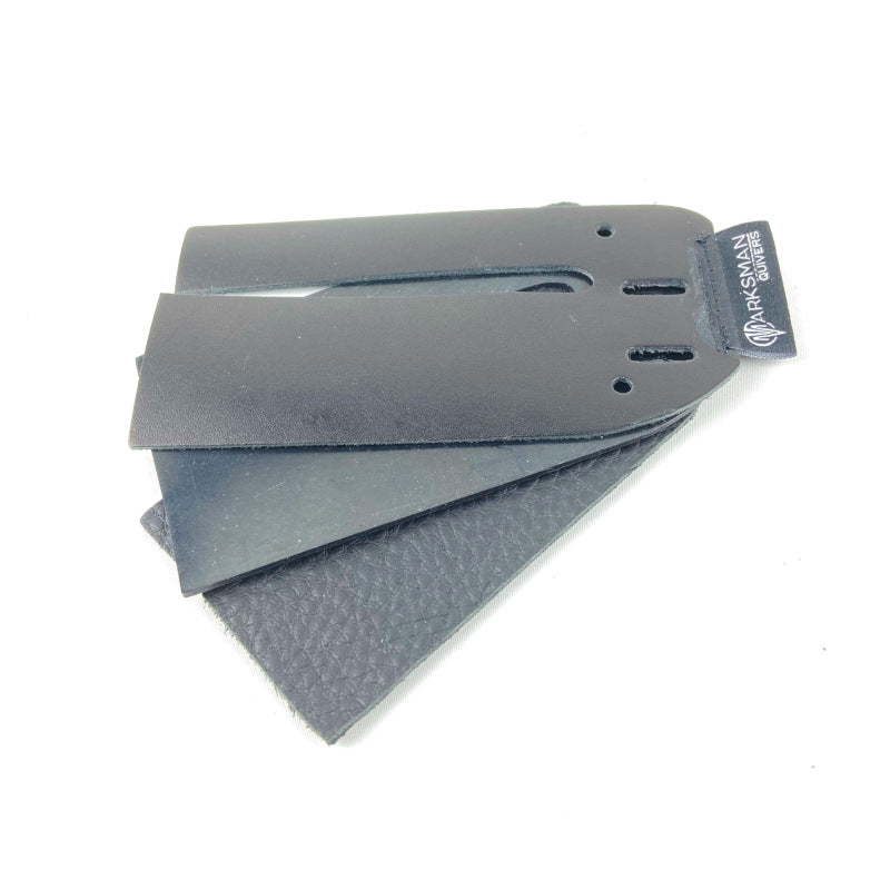 TAB SPLIT FINGER - UPGRADE FACE PIECE - POLISHED LEATHER - UNCUT