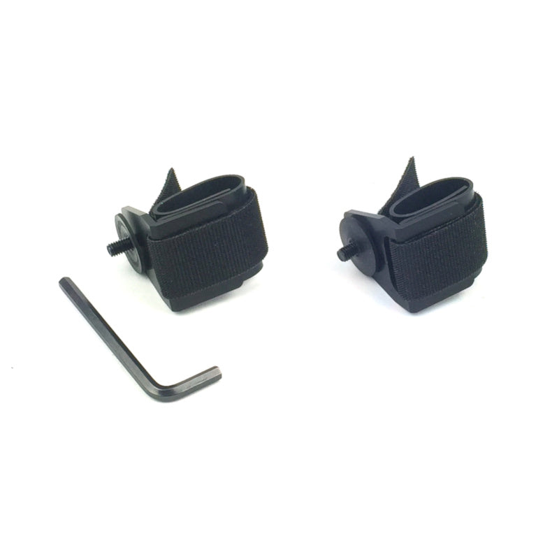 STRAP DOWN 2 PIECE BRACKETS Strap On, Low Profile, Bow Quiver, Mount